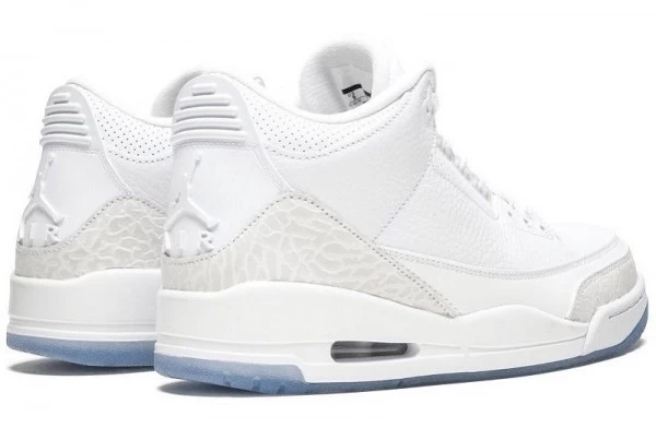 Air Jordan 3 Retro Pure White Sneakers Reps - 136064-111 | buy reps sneakers website