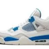 Air Jordan 4 Retro Military Blue Sneakers Reps - 308497-105 | buy reps sneakers website