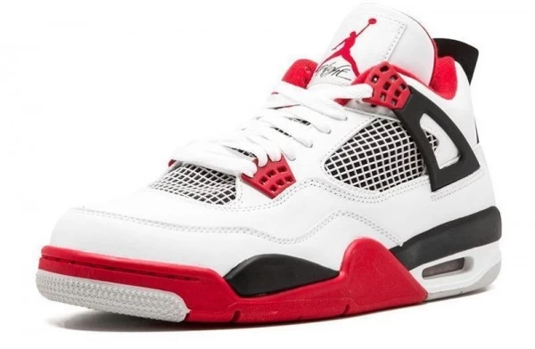 Air Jordan 4 Retro Fire Red Sneakers Reps - 308497-110 | good reps for shoes, ret sneakers