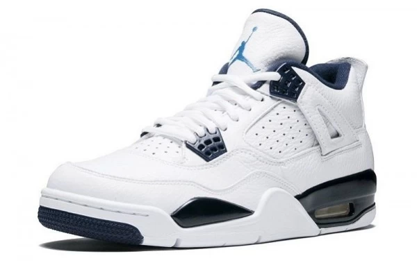 Air Jordan 4 Retro White Legend Blue Sneakers Reps - 314254-107 | good reps for shoes
