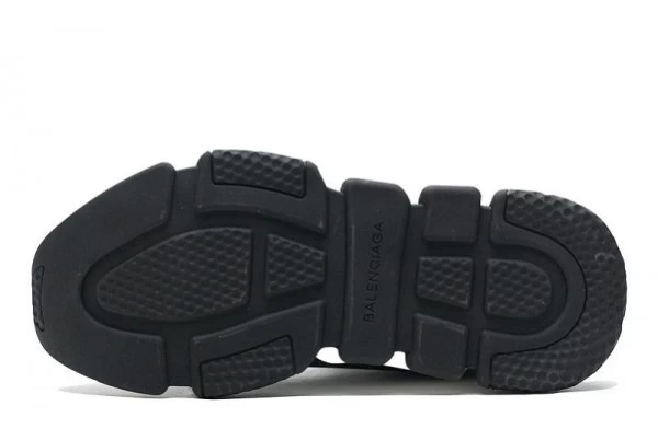 Balenciaga Speed Trainer Clear Sole Black Silver - 360-517319W07U01006 | sneaker rep ret websites