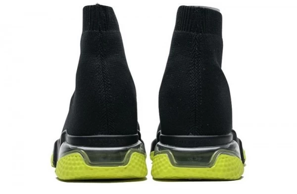 Balenciaga Speed Trainer Clear Sole Black Yellow Fluo - 360-517319W07U01007 | good reps ret for shoes