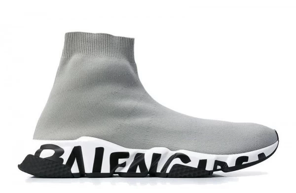 Balenciaga Speed Trainer Graffiti Grey - 360-517319W07U01014 | best replica ret sneaker sites