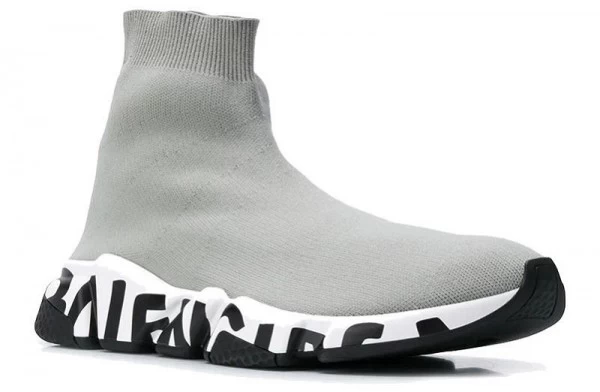 Balenciaga Speed Trainer Graffiti Grey - 360-517319W07U01014 | best replica ret sneaker sites