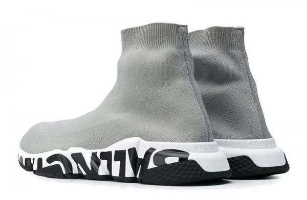 Balenciaga Speed Trainer Graffiti Grey - 360-517319W07U01014 | best replica ret sneaker sites