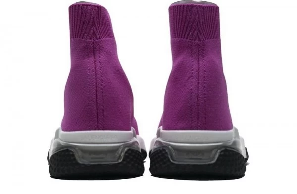 Balenciaga Speed Trainer Clear Sole Fuchsia White - 360-517319W07U01911 | sneaker rep ret websites