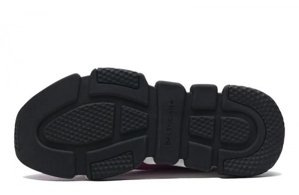 Balenciaga Speed Trainer Clear Sole Fuchsia White - 360-517319W07U01911 | sneaker rep ret websites