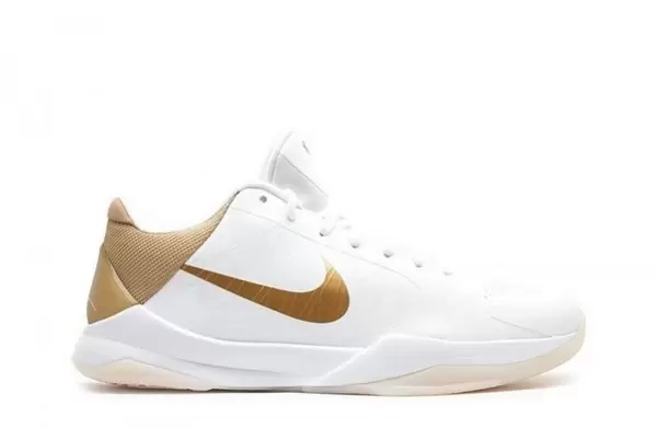 Zoom Kobe 5 Big Stage Home Sneakers Reps - 386429-108 | good reps for shoes