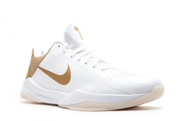 Zoom Kobe 5 Big Stage Home Sneakers Reps - 386429-108 | good reps for shoes