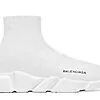 Balenciaga Speed Trainer Mid Triple White - 483502-W05G0-9000 | buy reps ret sneakers website