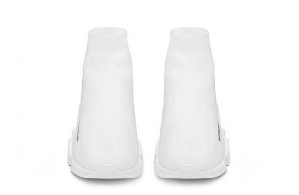 Balenciaga Speed Trainer Mid Triple White - 483502-W05G0-9000 | buy reps ret sneakers website