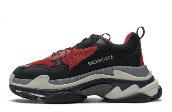 Balenciaga Triple S Black Red Grey - 483513W06E11006 | good reps ret for shoes