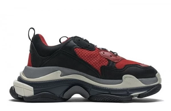 Balenciaga Triple S Black Red Grey - 483513W06E11006 | good reps ret for shoes