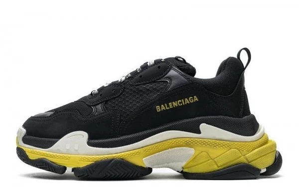 Balenciaga Triple S Black Yellow - 483513W06E11078 | sneaker rep ret websites