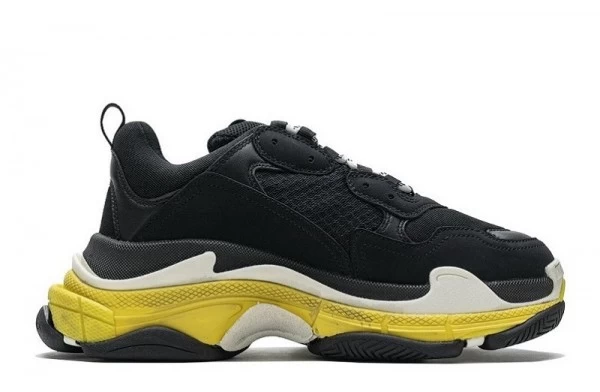 Balenciaga Triple S Black Yellow - 483513W06E11078 | sneaker rep ret websites