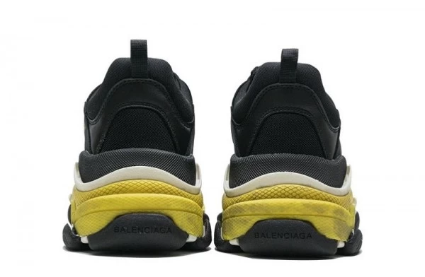 Balenciaga Triple S Black Yellow - 483513W06E11078 | sneaker rep ret websites