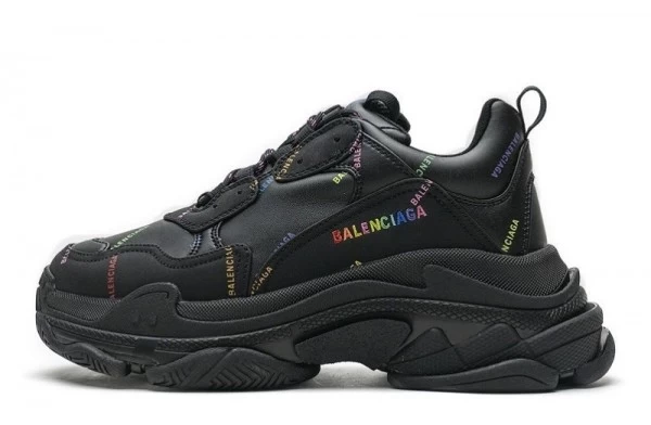 Balenciaga Triple S Black Letter Colorful - 524039W2FA11210 | best replica sneaker ret sites