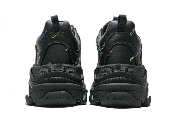 Balenciaga Triple S Black Letter Colorful - 524039W2FA11210 | best replica sneaker ret sites