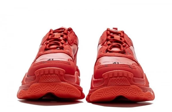 Balenciaga Triple S Bright Red Sneakers Reps - 524039W2FA17632 | good reps ret for shoes
