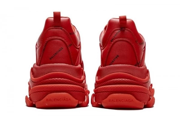 Balenciaga Triple S Bright Red Sneakers Reps - 524039W2FA17632 | good reps ret for shoes