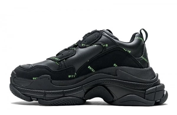 Balenciaga Triple S Black Green - 524039W2FA17633 | buy reps ret sneakers website