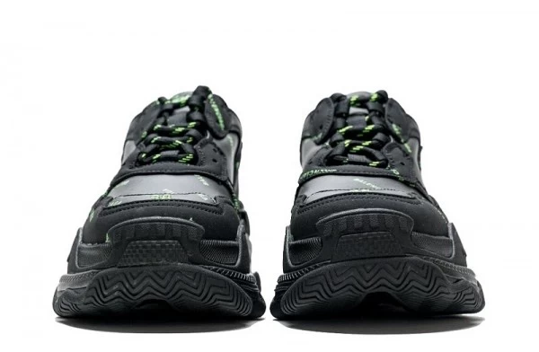 Balenciaga Triple S Black Green - 524039W2FA17633 | buy reps ret sneakers website