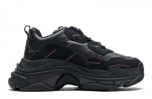 Balenciaga Triple S Letter Black Pink - 524039W2FA17635 | sneaker rep ret websites