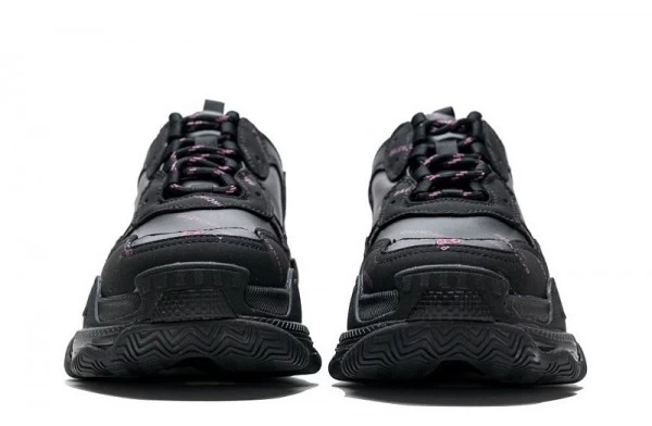 Balenciaga Triple S Letter Black Pink - 524039W2FA17635 | sneaker rep ret websites
