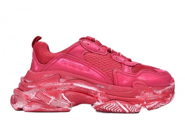 Red and White Nike Sneakers