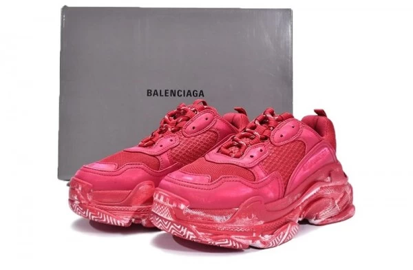 Balenciaga Triple S Dark Red White - 524039W3CN36000 | best replica sneaker ret sites
