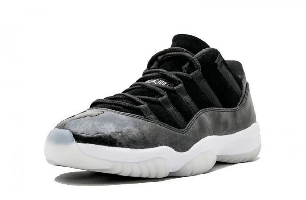 Air Jordan 11 Retro Barons Black Metallic Silver White Sneakers Reps - 528895-010 | good reps for shoes