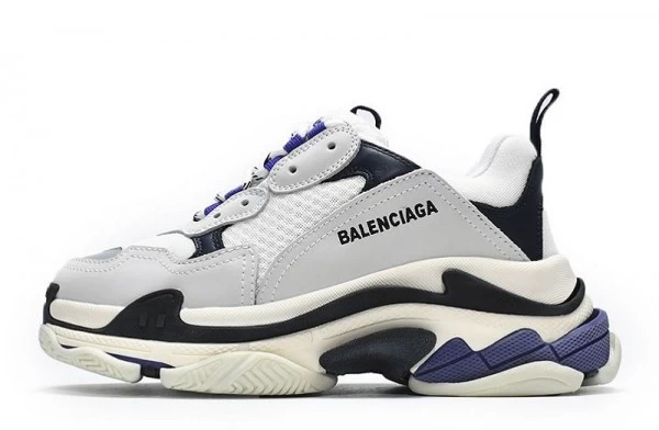 Balenciaga Triple S White Black Dark Blue - 534217W09E19000 | buy reps ret sneakers website