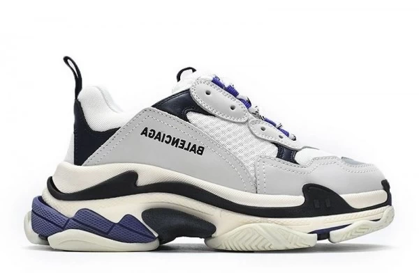 Balenciaga Triple S White Black Dark Blue - 534217W09E19000 | buy reps ret sneakers website