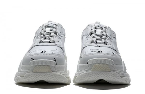 Balenciaga Triple S White Black - 536737W2FA19010 | best replica ret sneaker sites