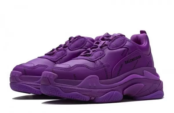 Balenciaga Triple S Letter Plum Red - 536737W2FA19016 | buy reps ret sneakers website