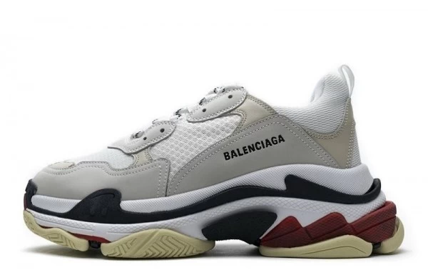 Balenciaga Triple S White Dark Grey Red - 541624W06E21790 | sneaker rep ret websites