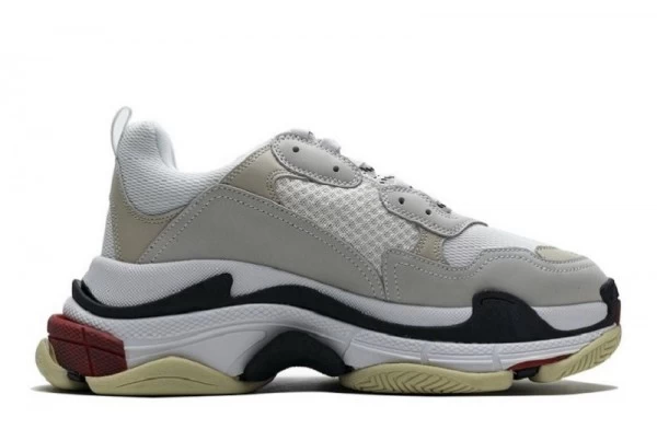 Balenciaga Triple S White Dark Grey Red - 541624W06E21790 | sneaker rep ret websites