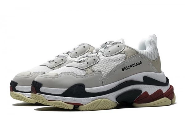 Balenciaga Triple S White Dark Grey Red - 541624W06E21790 | sneaker rep ret websites