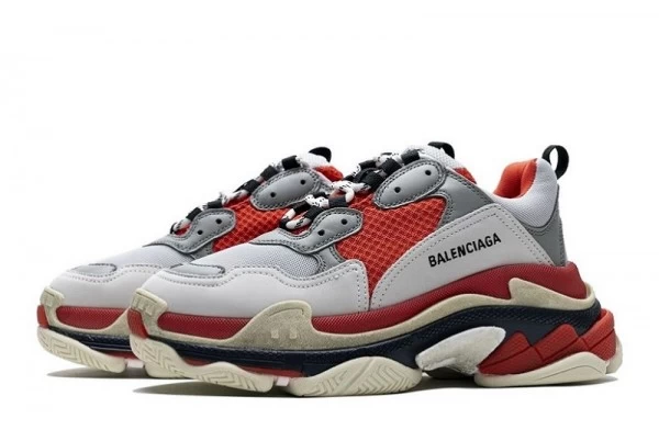 Balenciaga Triple S Red White Dark Grey - 541624W06E21863 | sneaker rep ret websites