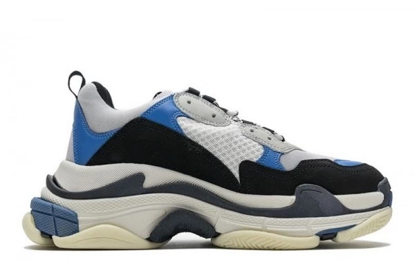 Balenciaga Triple S Black Grey Blue - 541624W06E27080 | sneaker rep ret websites