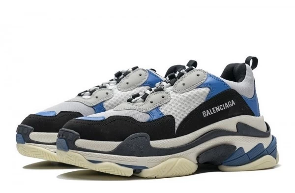 Balenciaga Triple S Black Grey Blue - 541624W06E27080 | sneaker rep ret websites