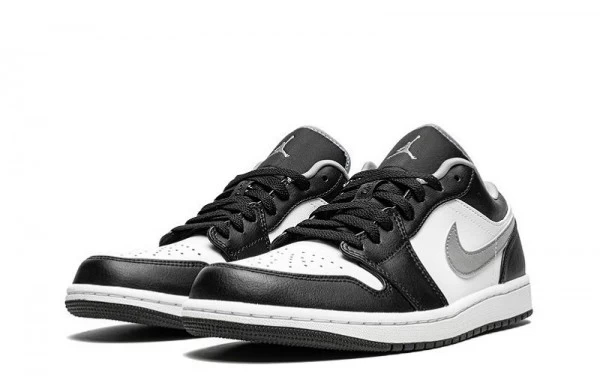 Air Jordan 1 Low Black Medium Grey Sneakers Reps - 553558-040 | good reps for shoes