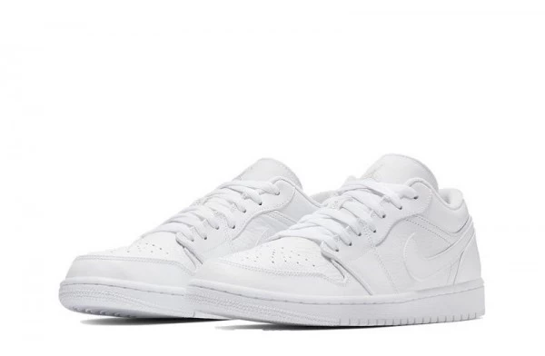 Air Jordan 1 Low Triple White Sneakers Reps - 553558-111 | buy reps sneakers website