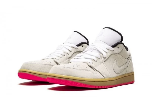 Air Jordan 1 Low White Gym Yellow Sneakers Reps - 553558-119 | buy reps ret sneakers website