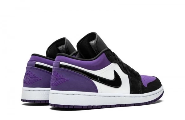 Air Jordan 1 Low Court Purple Sneakers Reps - 553558-125 | best replica sneaker ret sites