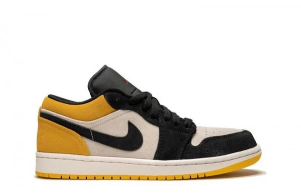 Air Jordan 1 Low University Gold Black Sneakers Reps - 553558-127 | good reps ret for shoes