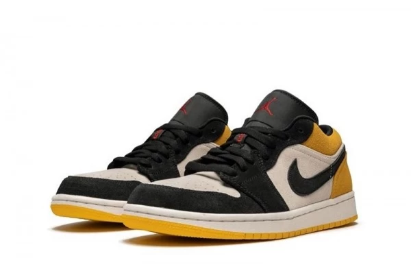 Air Jordan 1 Low University Gold Black Sneakers Reps - 553558-127 | good reps ret for shoes
