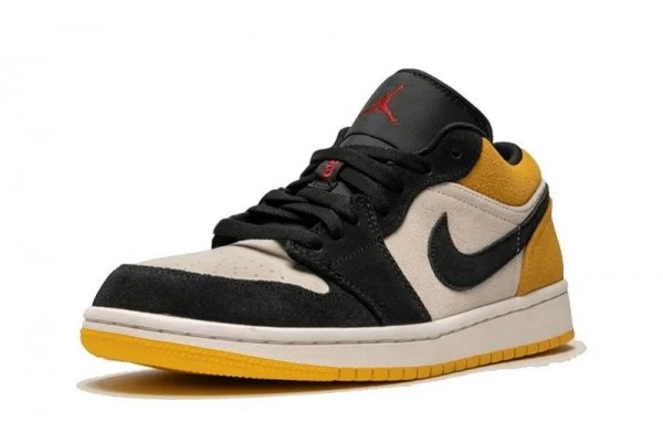 Air Jordan 1 Low University Gold Black Sneakers Reps - 553558-127 | good reps ret for shoes