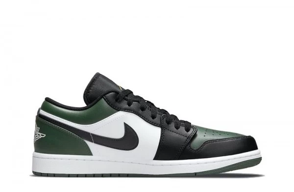 Air Jordan 1 Low Green Toe Sneakers Reps - 553558-371 | buy reps ret sneakers website