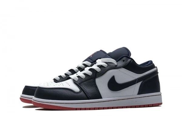 Air Jordan 1 Low Obsidian Ember Glow Sneakers Reps - 553558-481 | good reps ret for shoes